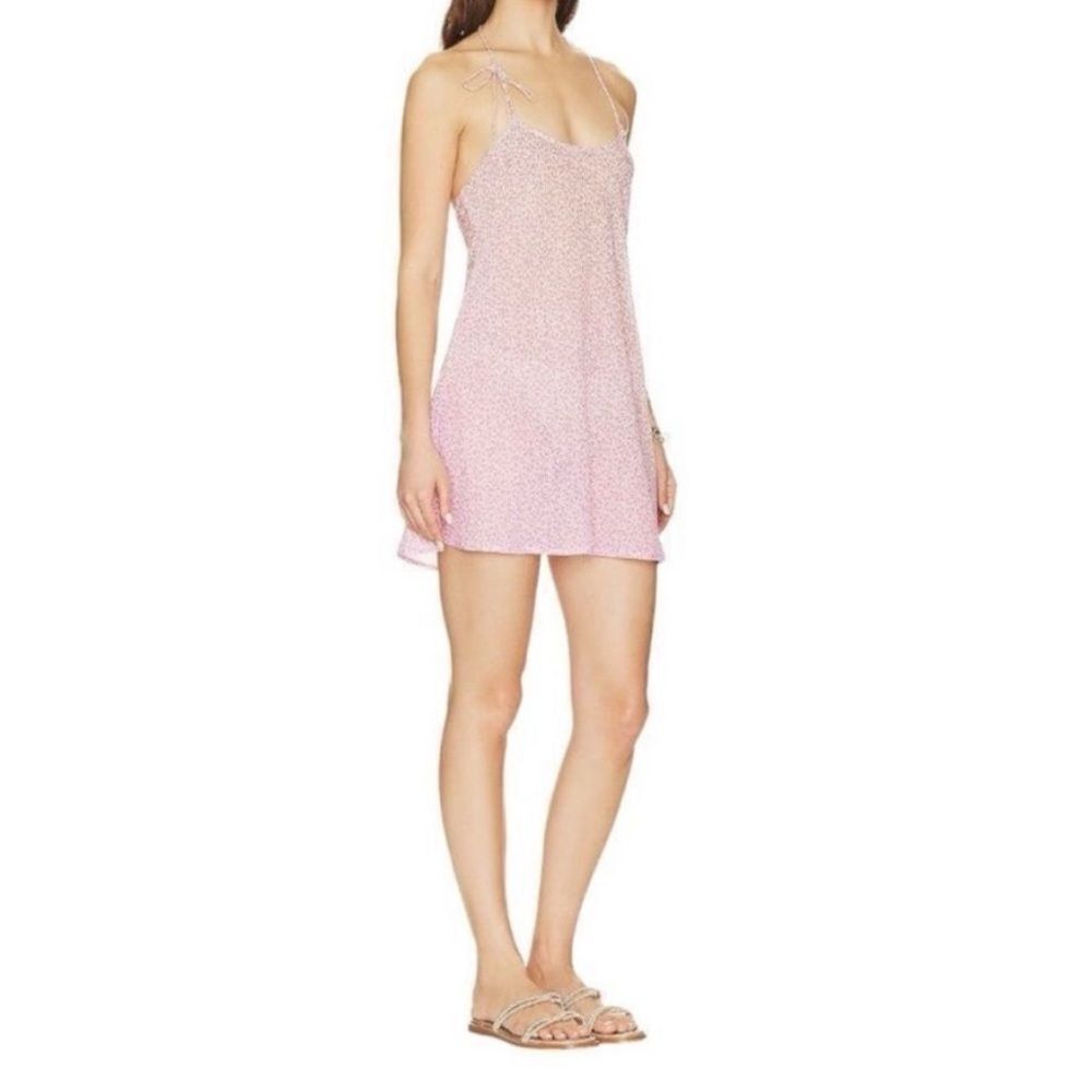 Tularosa Revolve Pink Ombre Collette Mini Slip Dress M NWT Halter Backless Rare